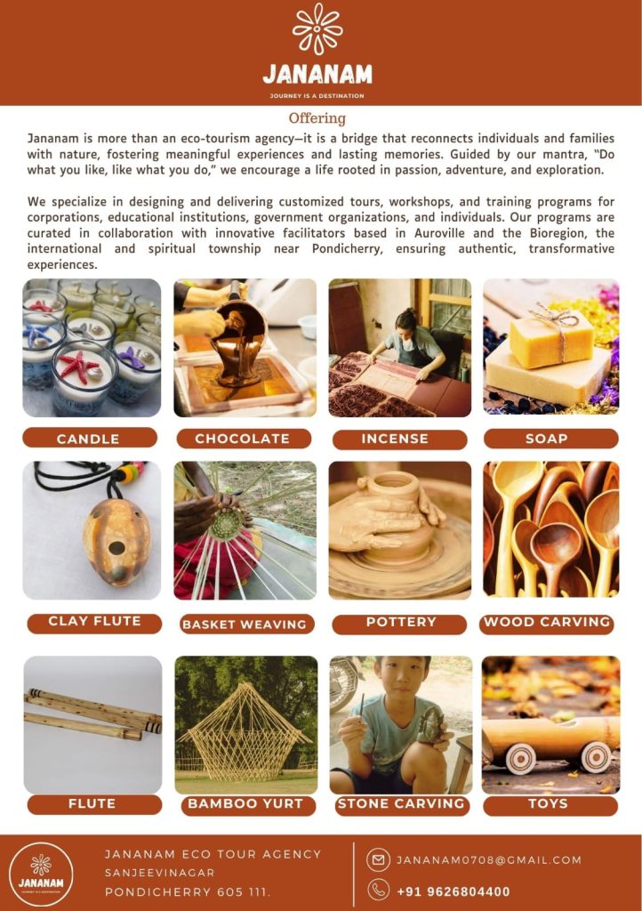 🌿 Discover, Create & Experience with Jananam! 🌿