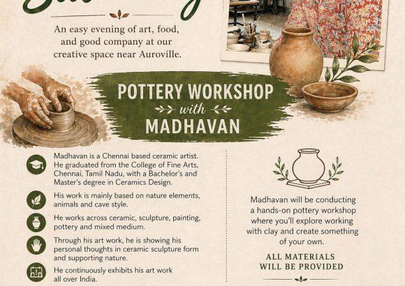 Pottery workshop at Earth & Easel