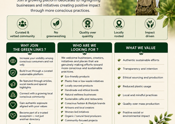 🌿 Are You a Conscious Business in Pondicherry or Auroville? Join The Green Links!