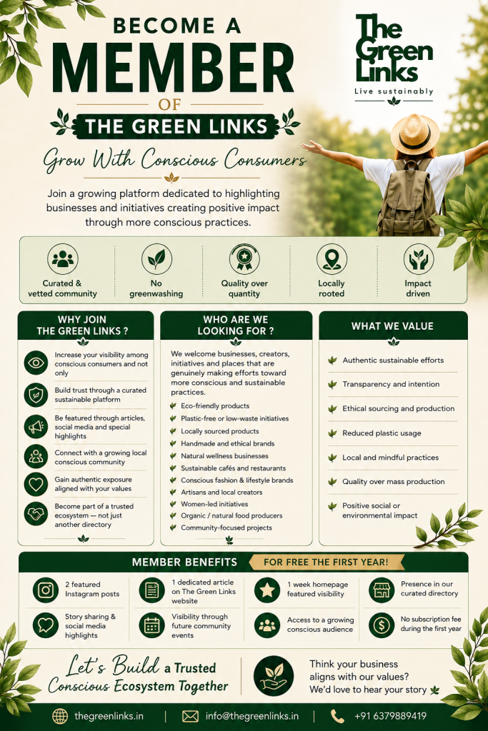 🌿 Are You a Conscious Business in Pondicherry or Auroville? Join The Green Links!