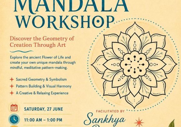 ✨ FLOWER OF LIFE MANDALA WORKSHOP ✨