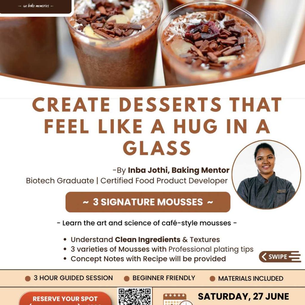 Hands-on Café Style Mousse Workshop | Pondicherry