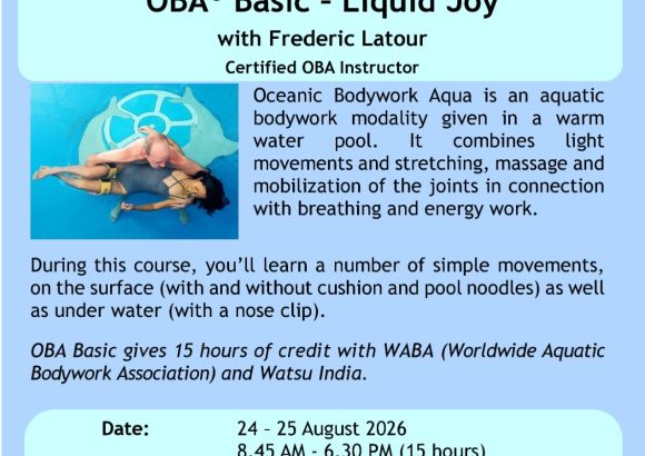 🌊 OBA® Basic – Liquid Joy | Aquatic Bodywork Course