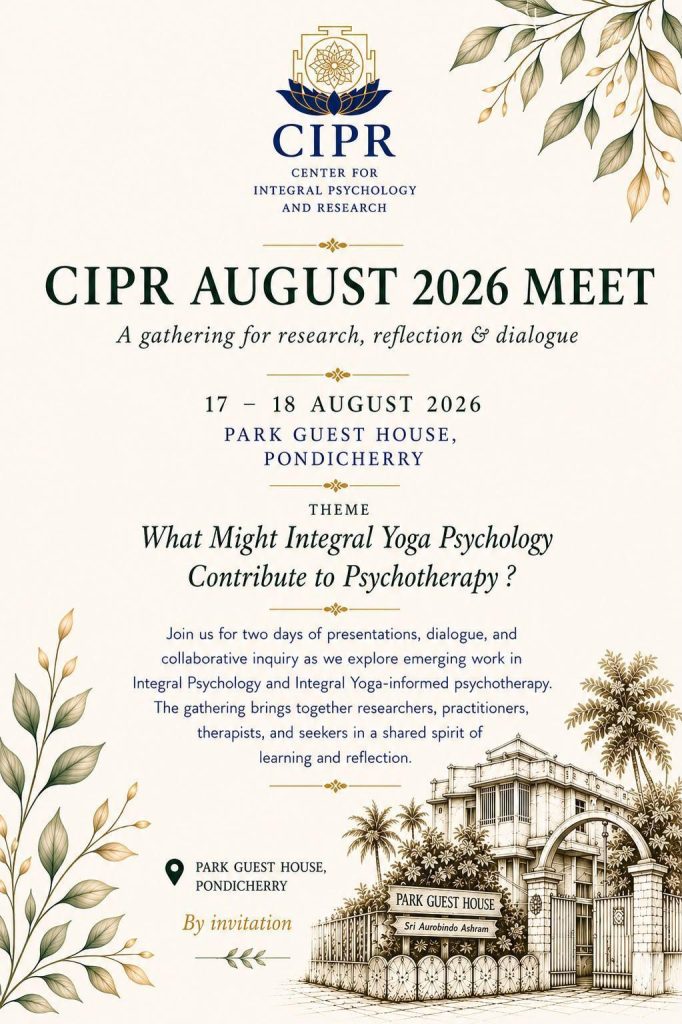 CIPR August 2026 Meet – A Gathering for Research, Reflection & Dialogue