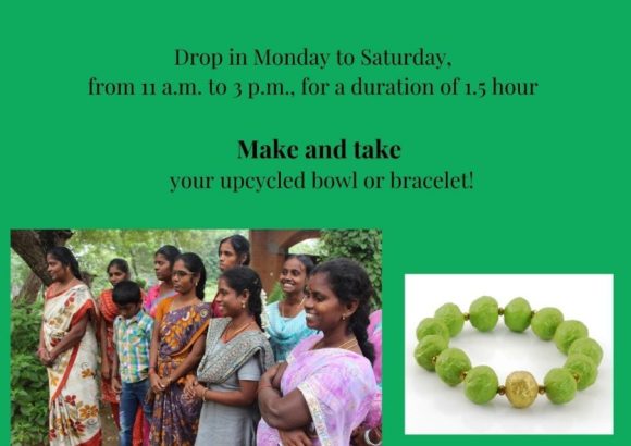 ♻️ Upcycling Workshop | Make & Take at Wellpaper Auroville