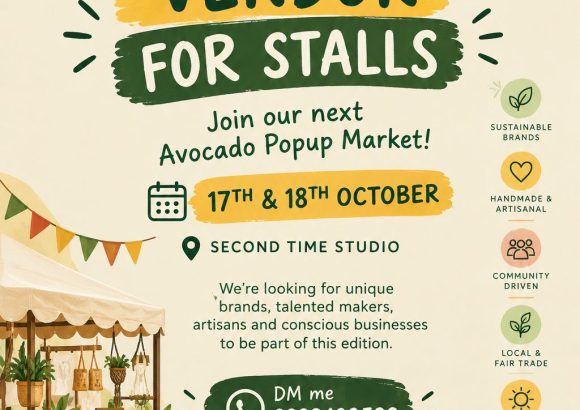 🥑 Avocado Pop Up Market | Vendor Stall Applications Open!